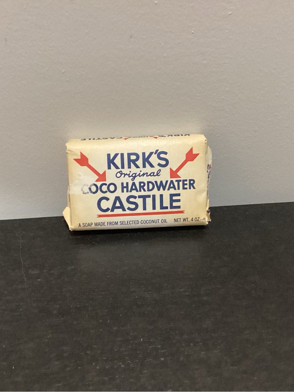 Vtg. Bar of KIRK’S Original Coco Hardwater CASTILE Soap made from selected coco